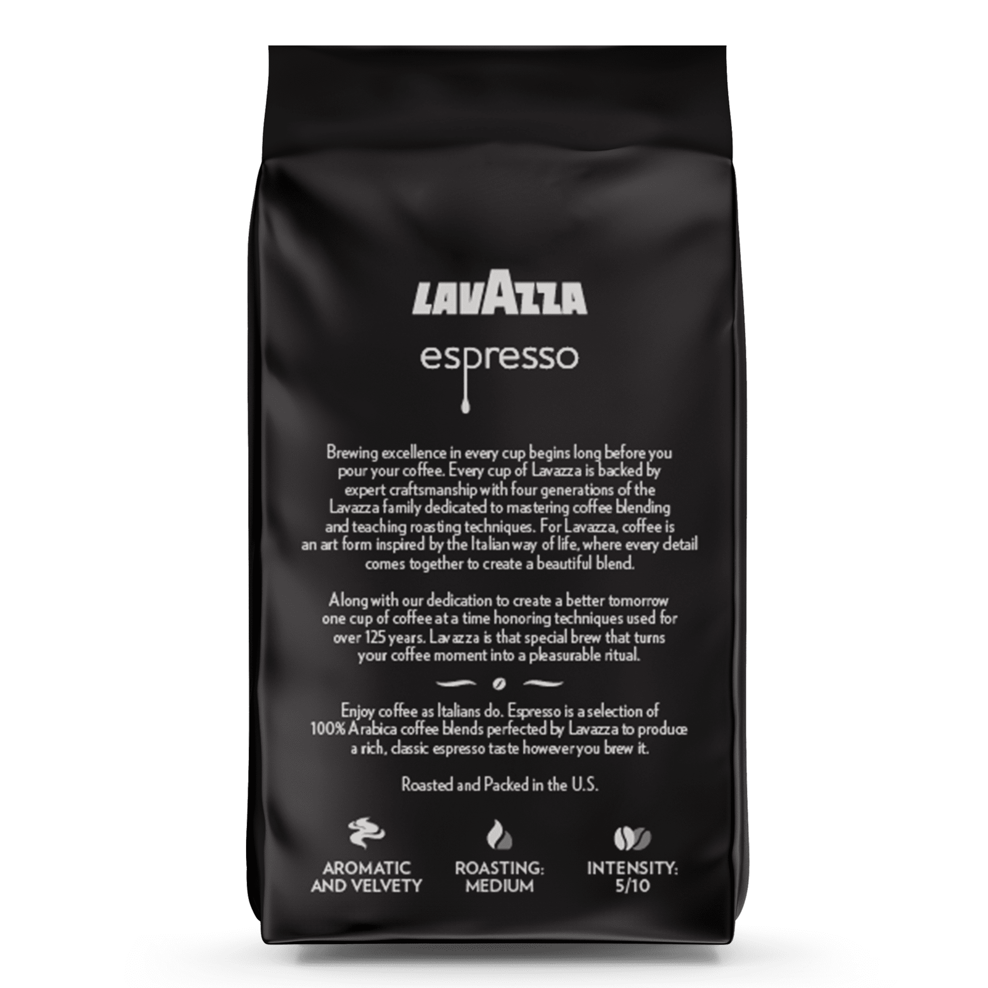 Lavazza Espresso Ground Coffee, Medium Roast, 100% Arabica, 20 oz Bag (pack of 6)
