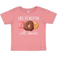 thumbnail image 3 of Inktastic Life is Better with Donuts Boys or Girls Baby T-Shirt, 3 of 5