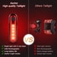 thumbnail image 3 of Luz trasera para bicicleta Ascher, recargable por USB, LED, paquete de 2 unidades, 330 mAh, 3 of 9
