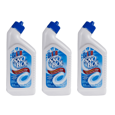 Foaming Bathroom Cleaner - (3 Pack) Sno Bol Toilet Cleaner, 24 Oz