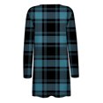 thumbnail image 6 of asdoklhq Womens Plus Size Coats Clearance Under $15.00, Woman Long Sleeve T-Shirt Autumn Open Front Christmas Cardigan Loose Outerwear Printing Blouse Coat Pockets Tops, 6 of 6