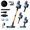 V900-Upgraded, variant on PrettyCare Cordless Vacuum Cleaner, 530W/48KPA/8 Batteries, 55mins Runtime, 9-in-1 Stick Vacuum Lightweight for Home Pet Hair Carpet Wood Floor