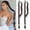 Black Brown, variant on 2Pcs Black Ponytail Braid 86cm, Jademall Synthetic Hair for Weaving Ponytail Extensions, Women's Long Hair Accessories, DIY Braided Hair for Ladies