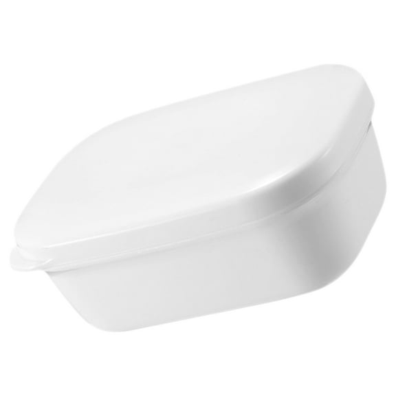 White Pp Travel Soap Case Holder Sponge Rack Creative and Simple Household Sealed Water-proof Storage Box with Drain