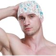 thumbnail image 3 of FYBTO Swimming Cap Funny Animal Colorful Cats Adult FYBTO Polyester, 3 of 4