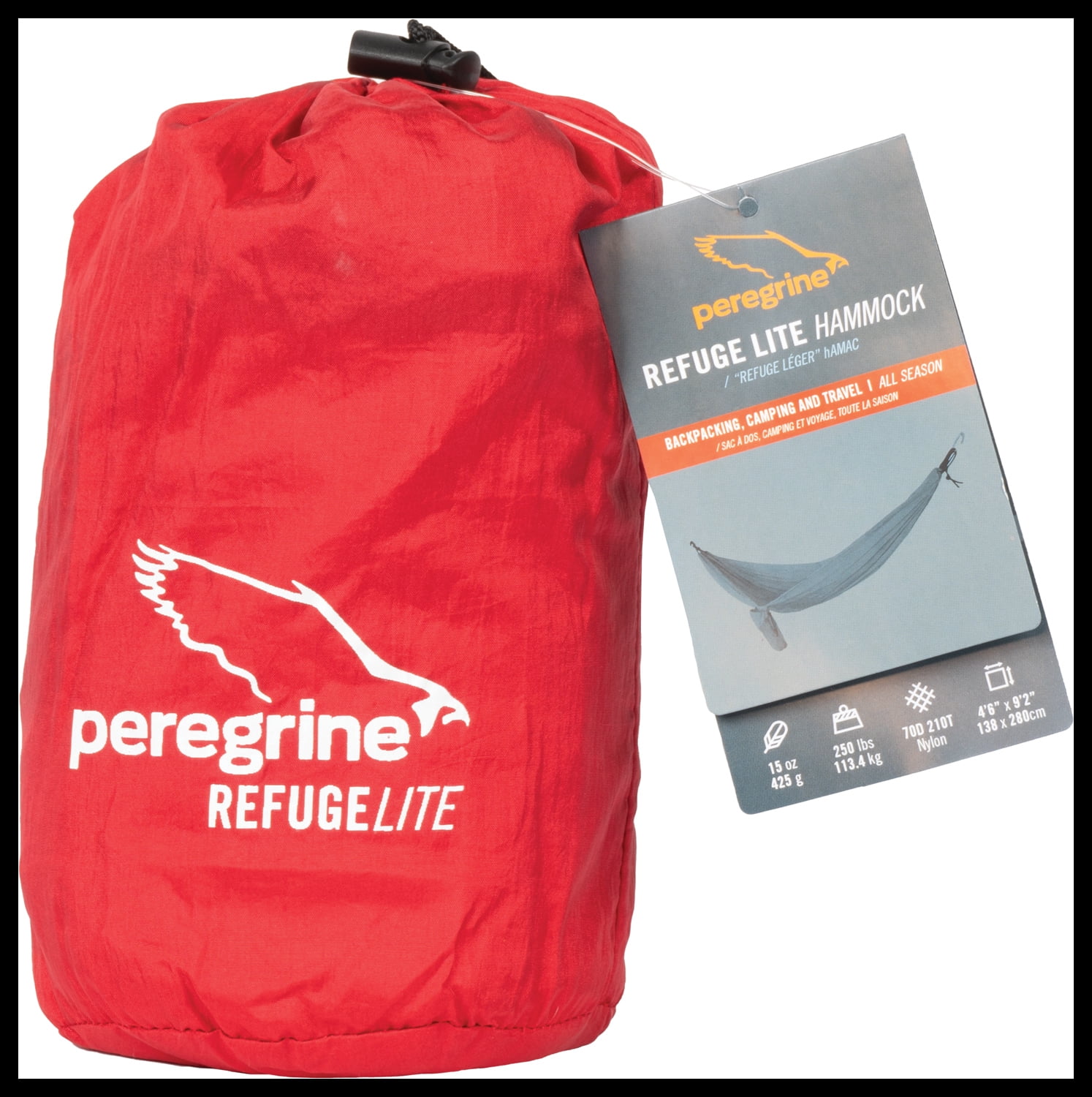 Peregrine Refuge Lite Hammock, Ruby Red