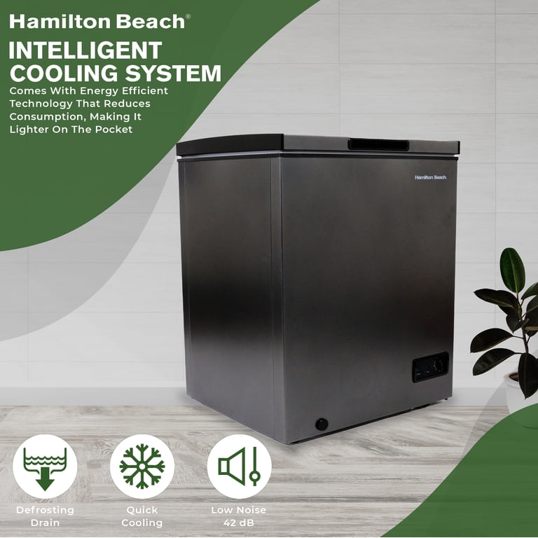 Hamilton Beach, Chest Freezer, 5.0 cu ft, Garage Ready - Walmart.com