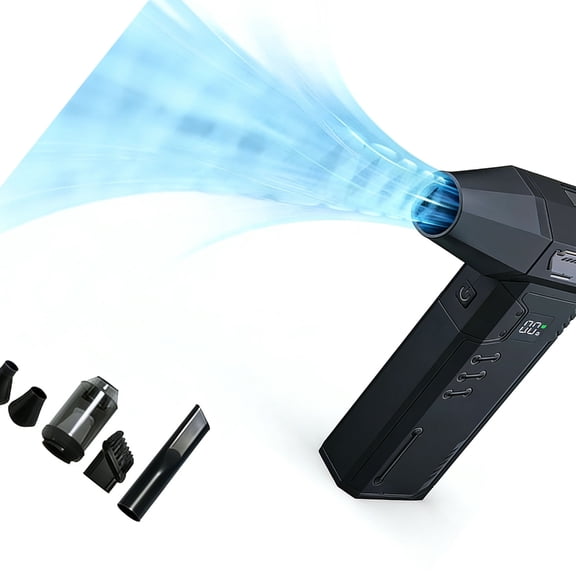 PatungKu 2 in 1 High Performances Handheld Blower Vacuum With LED Display Safety Features