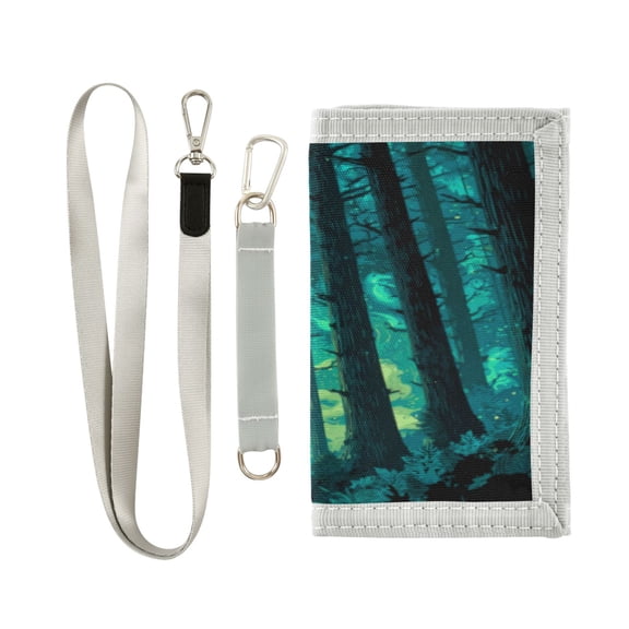 Novelty Wallets Foldable Novelty Wallets Prefect Gifts for Every Scene Dense Forest