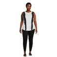 thumbnail image 2 of Terra & Sky Women's Plus Size Cross Top Tank, 2 of 5