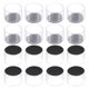 thumbnail image 1 of Protectores de piso para patas de silla Uxcell, tapas de cubierta para patas de silla de PVC y fieltro para pisos de madera 1.38", 1 of 7