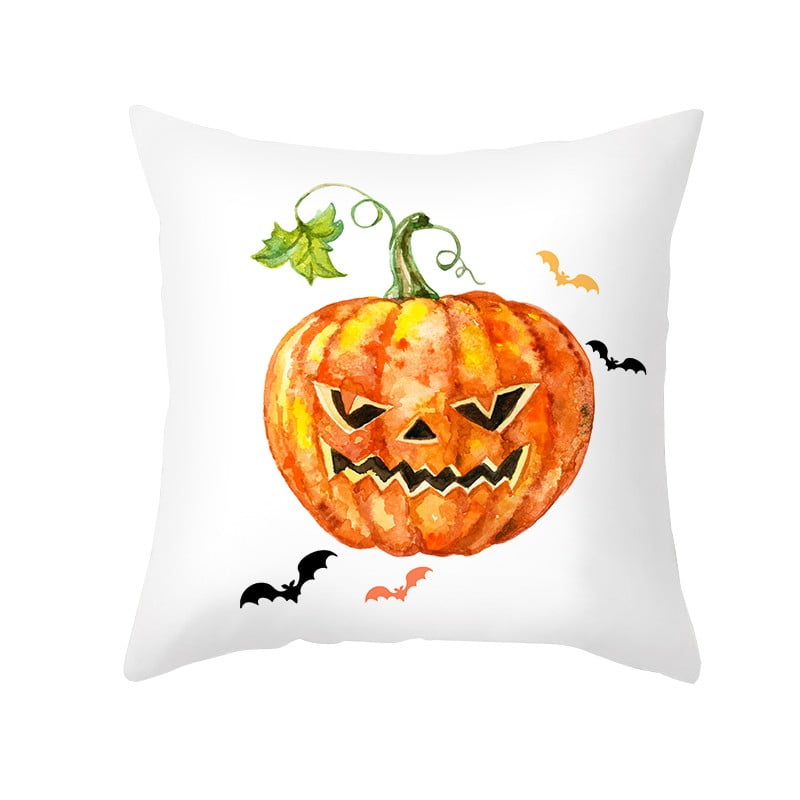 Halloween Pumpkin Throw Pillow Cover Pillowcases Decorative Sofa Cushion CA 