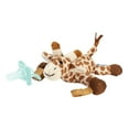 Dr. Brown’s Baby Lovey Pacifier & Teether Holder, Giraffe with Green