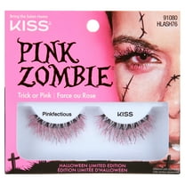 KISS Halloween Limited Edition Pink Zombie False Eyelashes, 1 Pair - Pinkfectious