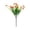 Orange, variant on Artificial Calla Lily Flower,12.2 Inch UV Resistant Faux Plastic Bouquet Bushes,Fake Floral Picks with Green Leaves for Office Indoor Outdoor Garden Home Wedding Decor