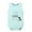 Mint Green, variant on Fesfesfes Newborn Infant Baby Bodysuit Boys Girls Letter Cartoon Sleeveless Romper Clothes