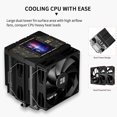 thumbnail image 2 of Disipador de CPU Thermalright 120 Vision Black 1850 RPM, 2 of 6