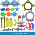 thumbnail image 1 of Ruiboury Non-toxic ABS Swimming Toys Set - Safe And Hypoallergenic For Kids Training Underwater Fun Diving Pool Game Smooth Line 92 92 1Set, 1 of 6