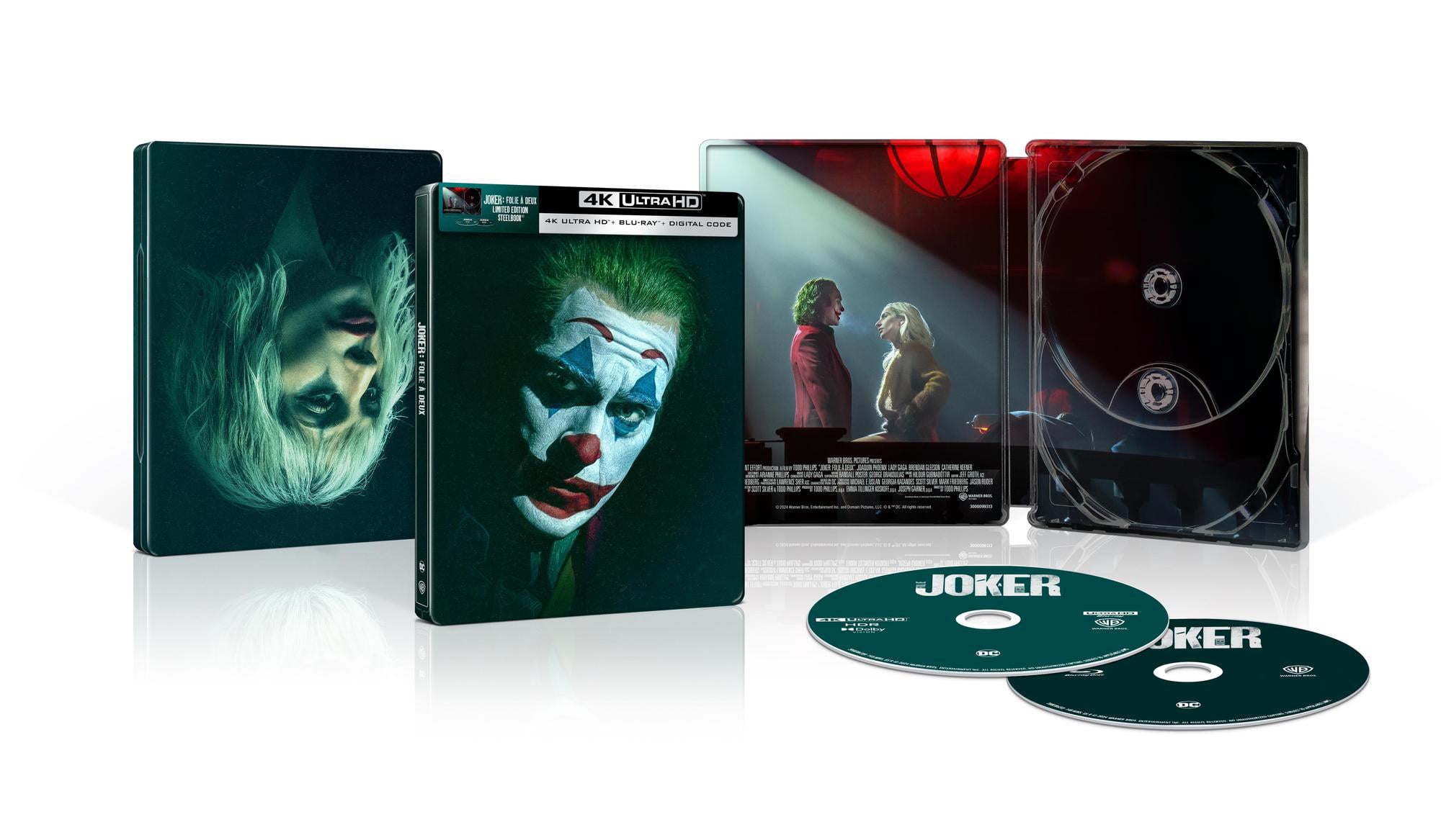 Joker: Folie a Deux (Steelbook) (4K Ultra HD + Blu-ray + Digital Copy) - Walmart.com Joker: Folie a Deux (Steelbook) (4K Ultra HD + Blu-ray + Digital Copy) - Walmart.com
