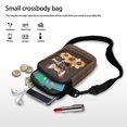 thumbnail image 7 of HELLHERO Dog Sunflower Leakproof Shoulder Bag with Women Adjustable Shoulder Strap Polyester 4.33"x1.97"x7.09" for Adults, 7 of 7