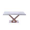 thumbnail image 3 of Whiteline Modern Living Light Brown Celeste Contemporary Walnut Veneer Dining Table, 3 of 3