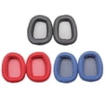thumbnail image 1 of 1 Pair Ear Pads Cushion Earphones Hearing Hearing Protection Breathable Protection Softness Headset Mesh Earmuff Replacement for Logitech G433 Headphone Red, 1 of 7