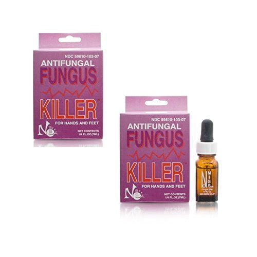 Miss Nail Hands Feet Fungus Killer Anti Fungal .25oz/7.3ml (Pack of 2