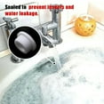 thumbnail image 5 of 1-10PCS Sink Hole Overflow Covers Square Silicone Sealing Plugs Wash Basin Overflow Rings Drain Cap Kitchen Bathroom Accessories, 5 of 10