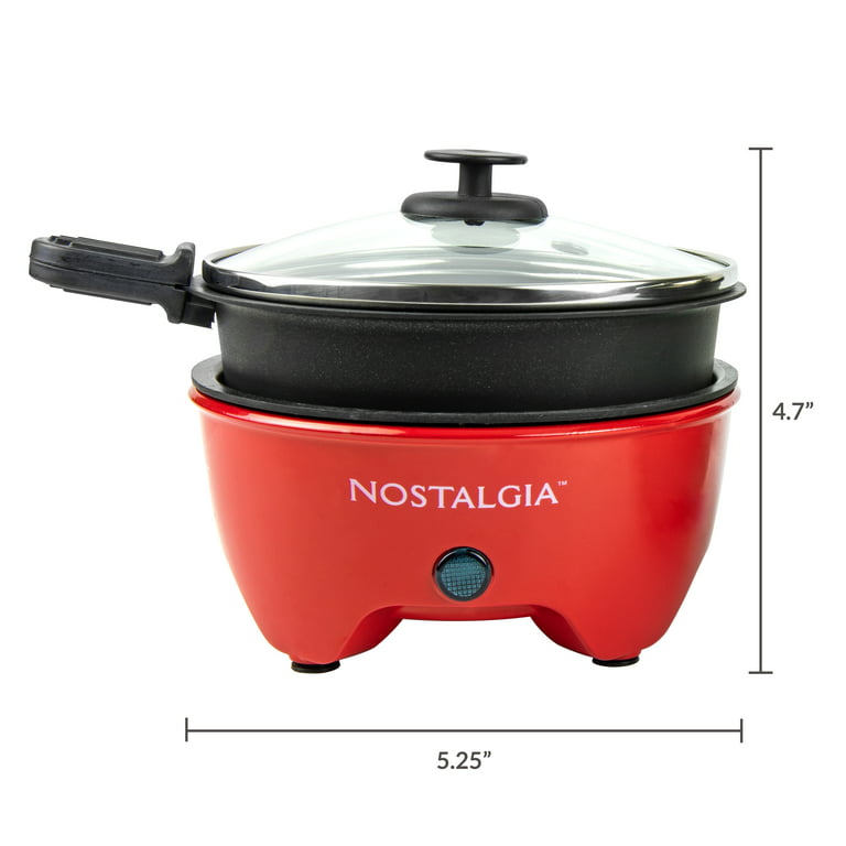 Nostalgia Electrics Mymini Personal Electric Skillet & Rapid Noodle Maker, Cookers & Steamers, Furniture & Appliances
