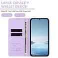 thumbnail image 2 of Wallet Case for Samsung Galaxy S26 Ultra with RFID Blocking, PU Leather Flip Folio Phone Case with Card Slots Cash Pocket Kickstand Magnetic Clasp Full Body Protection Shockproof Cover, Lightpurple, 2 of 10