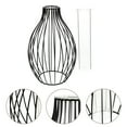 thumbnail image 5 of Eeristq Sturdy Iron Frame Hollow Vase Exquisite Plant Flower Terrarium Decorative Hydroponic Vase Home Decor, 5 of 10