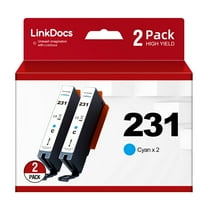 231 Cyan Ink Cartridge Replacement for Canon CLI-231 C Ink Cartridges to use with PIXMA TS8820 Printer 2 Pack