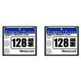thumbnail image 1 of 2X 128MB Flash Memory Card for Camera, Advertising Machine, Industrial Computer Card,2 x Compact Flash Card,White&blue, 1 of 2