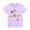 A9 Purple, variant on Kids Girls Tops Fruit Print Short Sleeve Crew Neck Shirt Summer Comfortable Toddler Girls T-Shirt Size 4-5 Years Light Pink