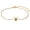 Gold B, variant on Initial Bracelets for Women Heart Letter M Gold Plated Stainless Steel Simple Cute Dainty Personalized Adjustable Delicate Alphabet K Elegant Open Thin Jewelry Gold M
