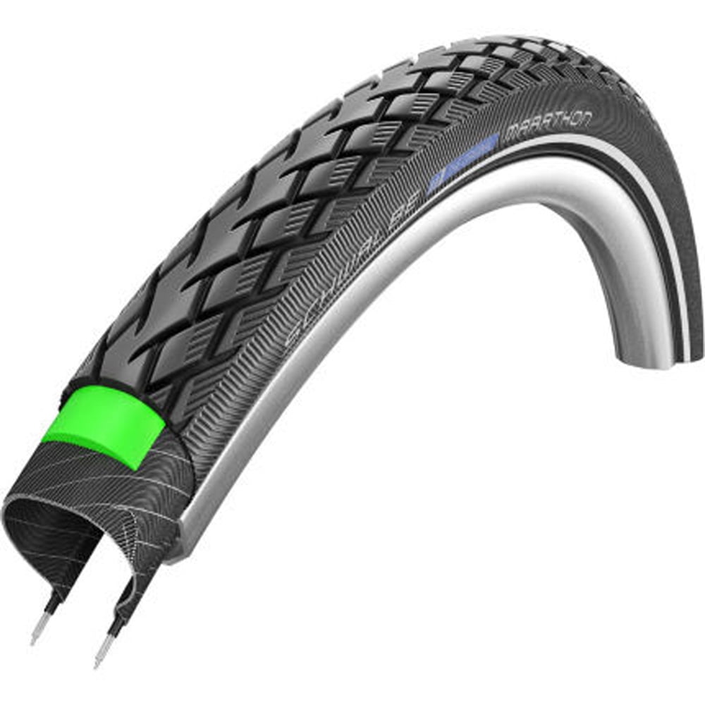 Schwalbe Marathon 700x38c Tire Wire Bead Black/Reflective GreenGuard