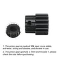 thumbnail image 3 of Uxcell 8x7mm Aperture 15T Mod 1 45# Steel Spur Diff Differential Motor Pinion Gear, 3 of 5