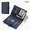 Denim Blue, variant on Wason Turtle Dove Grey RFID Blocking Genuine Leather Passport Holder, Slim 0.24 lb Travel Wallet