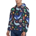 thumbnail image 3 of Sikiie The Underwater World Men's Hoodie, Essentials Hoodie, Sweatshirt, Pullover Hooded Sweatshirt for Men-Medium, 3 of 7
