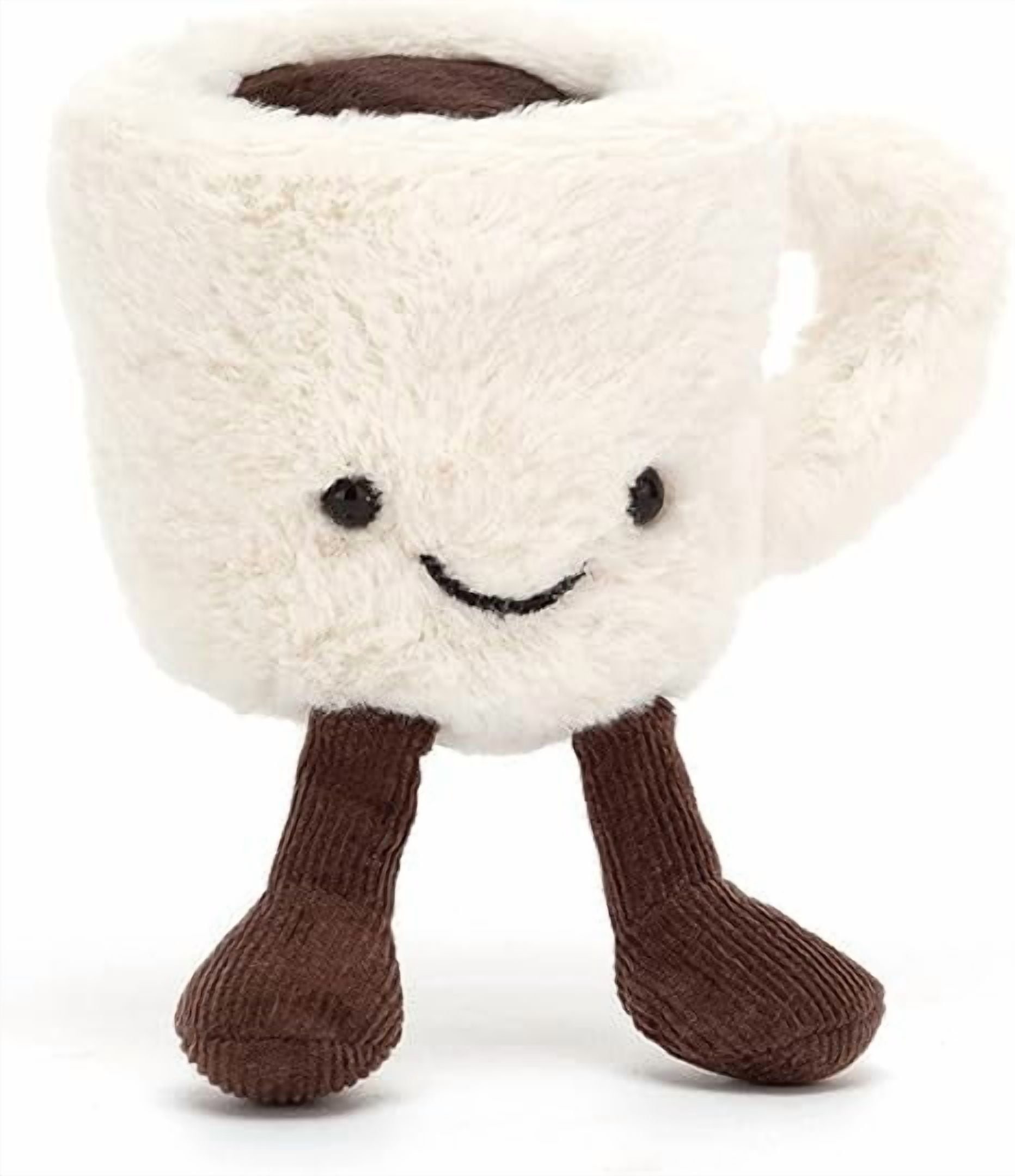 Jellycat Amuseables Espresso Cup Coffee Stuffed Toy, 4 inches