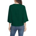 thumbnail image 4 of Txlixc Blusa de color sólido para mujeres Txlixc moda, 4 of 5