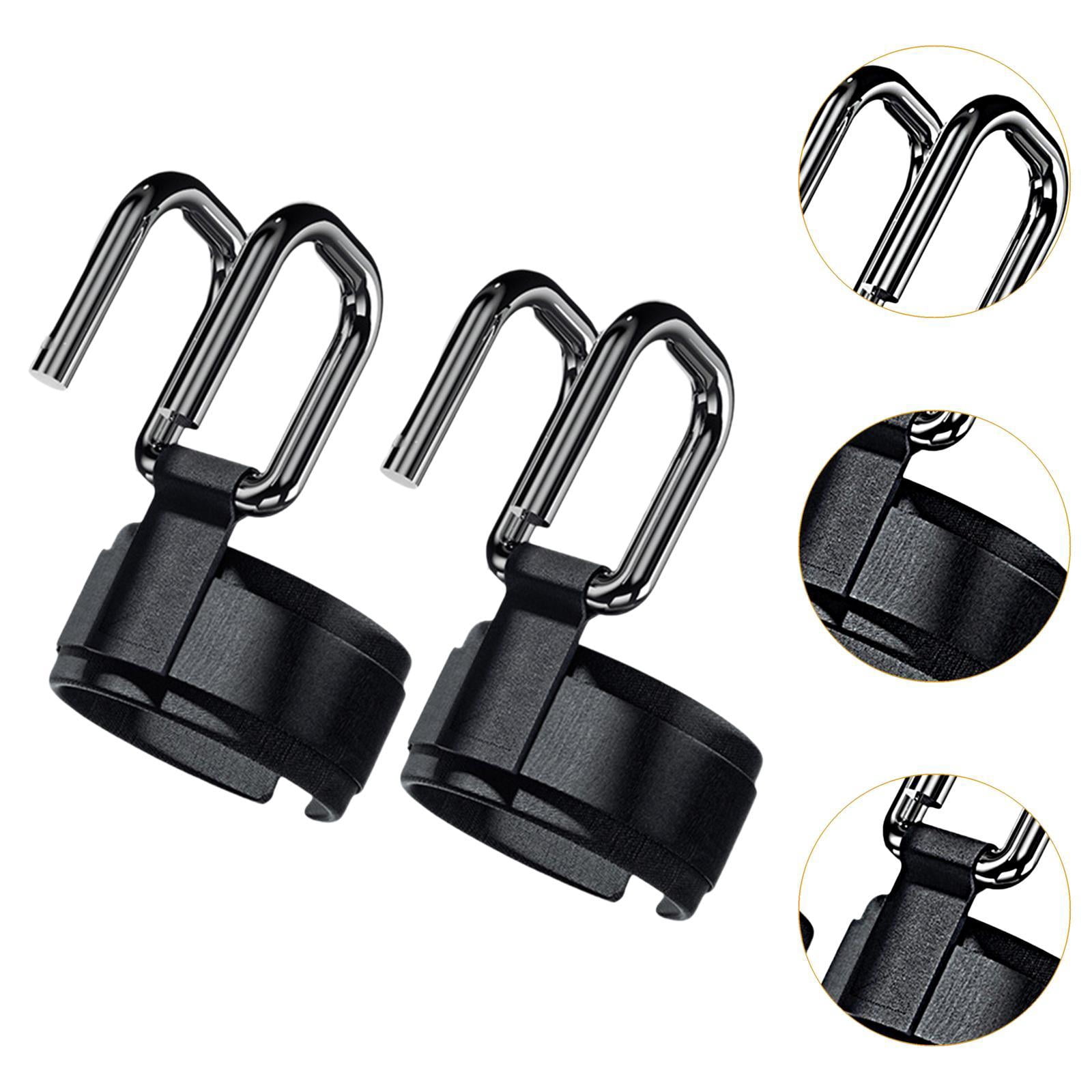 harayaa 2 Pieces Weight ing Hooks Wrist Support Hooks Metal Dead Straps Ergonomic Weight
