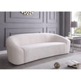 thumbnail image 2 of Meridian Furniture Riley Cream Velvet Sofa, 2 of 5