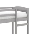 Living Essentials by Hillsdale Alexis Wood Arch Twin Jr. Loft Bed, Gray