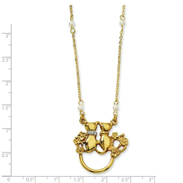 Necklace with deals glass charm holder
