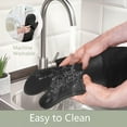 thumbnail image 2 of WOORNIGOJIN Silicone Oven Mitts 7pcs Set, Heat Resistant Black Mitts with Mini Gloves and Pot Holder for Baking Cooking, 2 of 6
