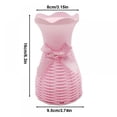 thumbnail image 3 of Clearance Desktop Ornament under $1,Artificial Ceramic Look Plastic Flower Vase For Indoor Vase For Flower Flower Vases For Decoration Home Table Wedding, 3 of 4