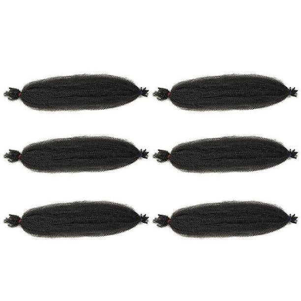 6Pcs Afro Twisted Hair Braiding Hair Curly Wig Synthetic Hairpiece Hair Extension