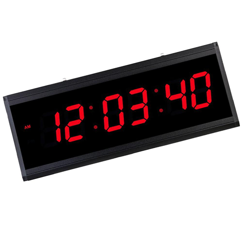 LED Digital Wall Clock Large Display Clock For Living Room Office 