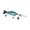 Blue, variant on Moving Lifelike Fish Lure Keychain Key Holder Decoration For Tackle Collectors